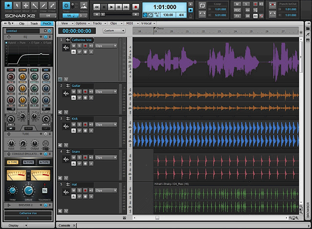 SONAR X2 Practice Session