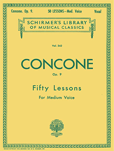 Concone 50 Lessons OP. 9